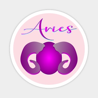 Astrology Zodiac Sign Aries Magnet